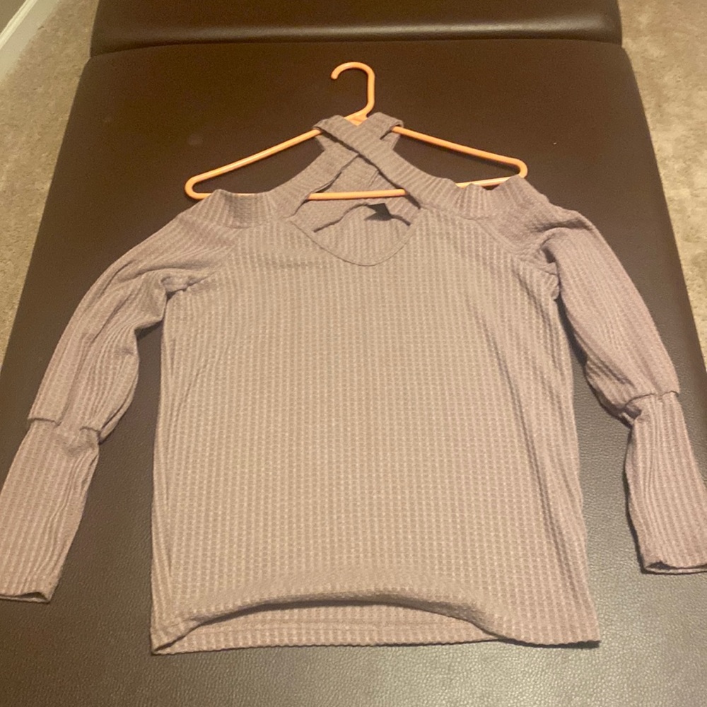 Pretty dusty rose sweater